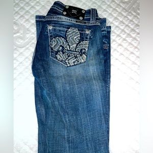 Miss me jeans kid rise boot size 28